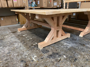 84" L x 45" Dining Table - you pick stain color