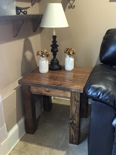 Chunky Leg End Table
