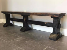 Load image into Gallery viewer, Triple Pedestal Bench