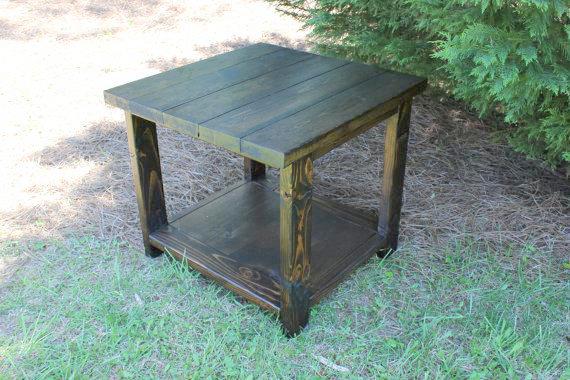 Shelf Without X's End Table