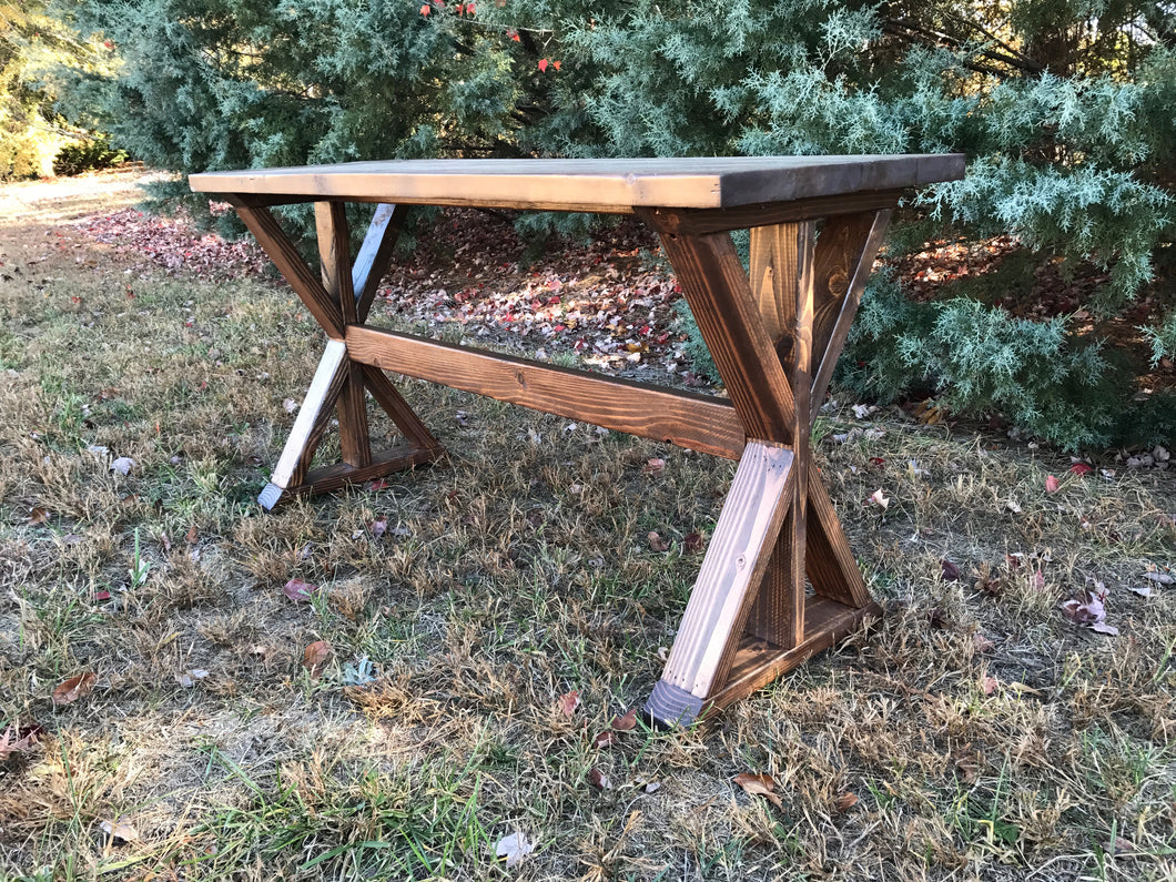 Double on sale console table