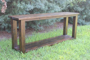 Single Shelf 4 x 4 Console Table