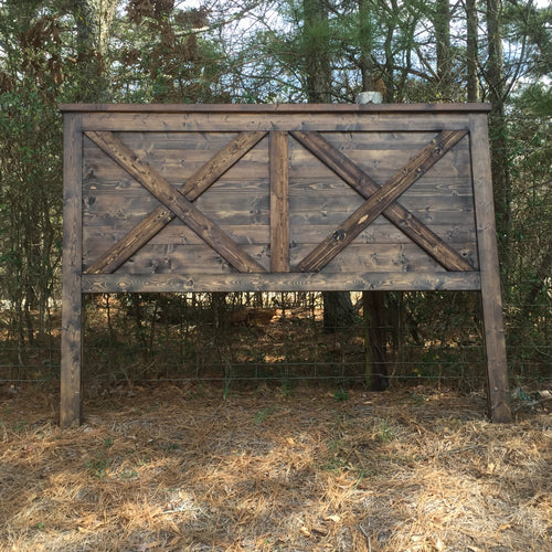 Double X Headboard