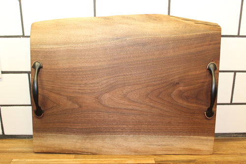 Large Walnut Serving Tray