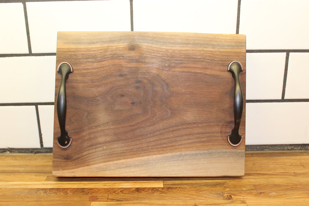 Small Walnut Serving Tray