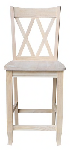Double X Counter Height Stool