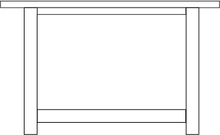 Load image into Gallery viewer, Truss Beam Dining Table