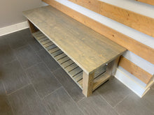 Load image into Gallery viewer, Entry Way Storage Bench